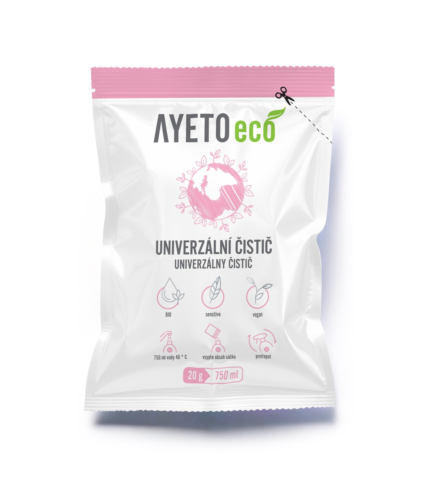 AYETO Eco - Univerzální čisticí prostředek-prášek určený k ředění vodou