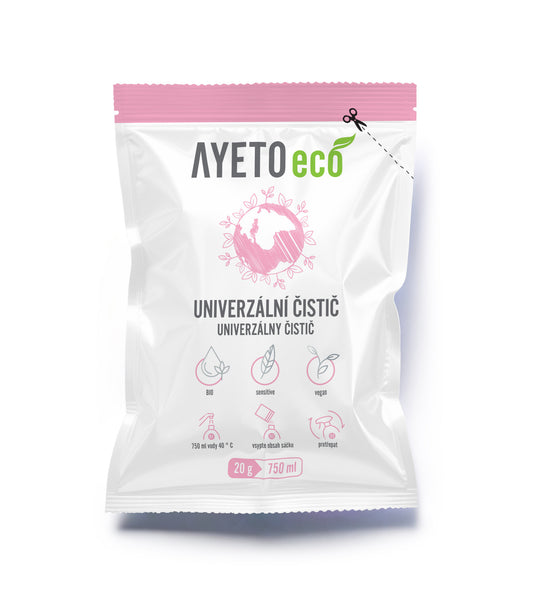 AYETO Eco - Univerzální čisticí prostředek-prášek určený k ředění vodou
