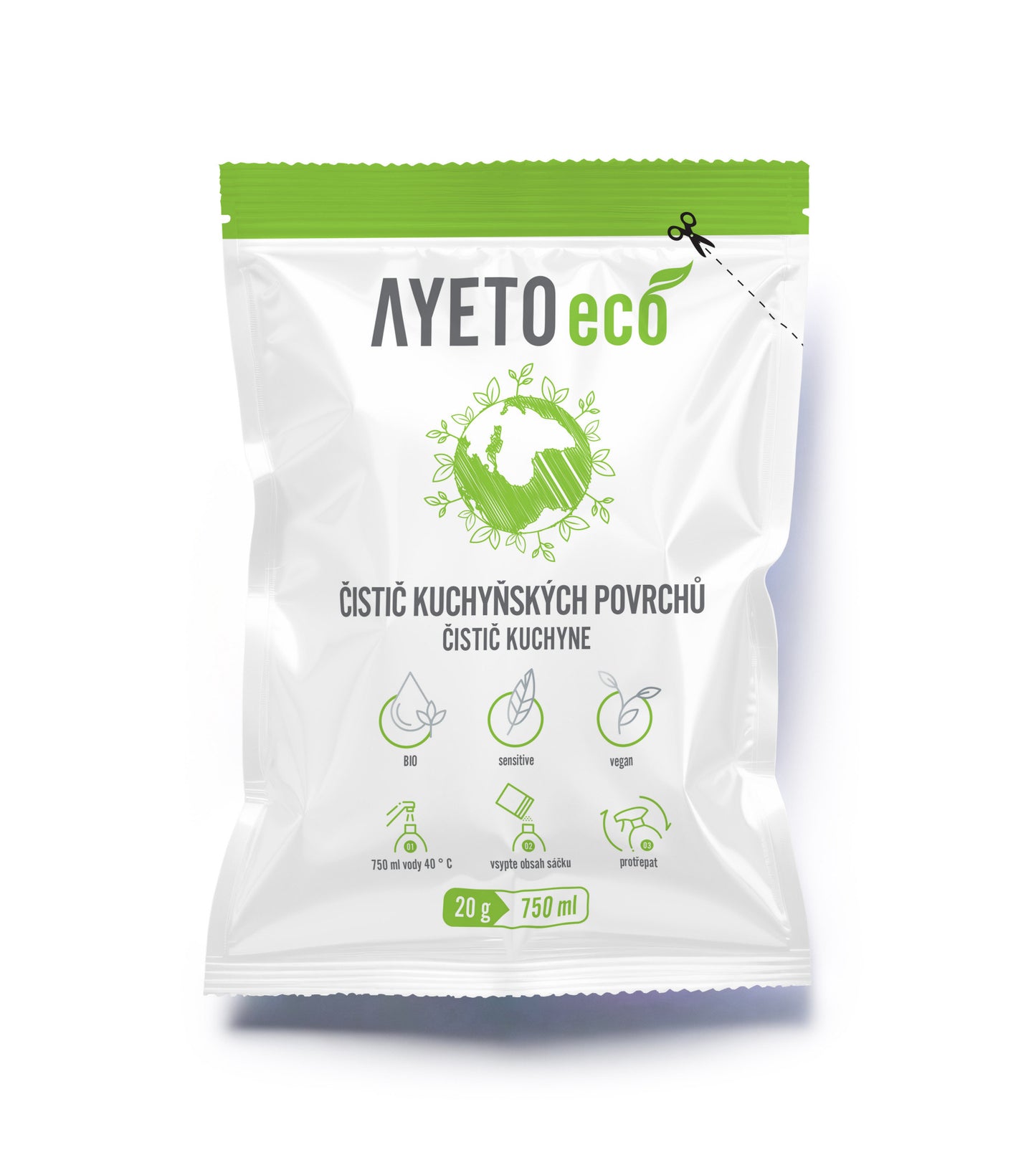 AYETO Eco - Čisticí prášek na kuchyňské povrchy