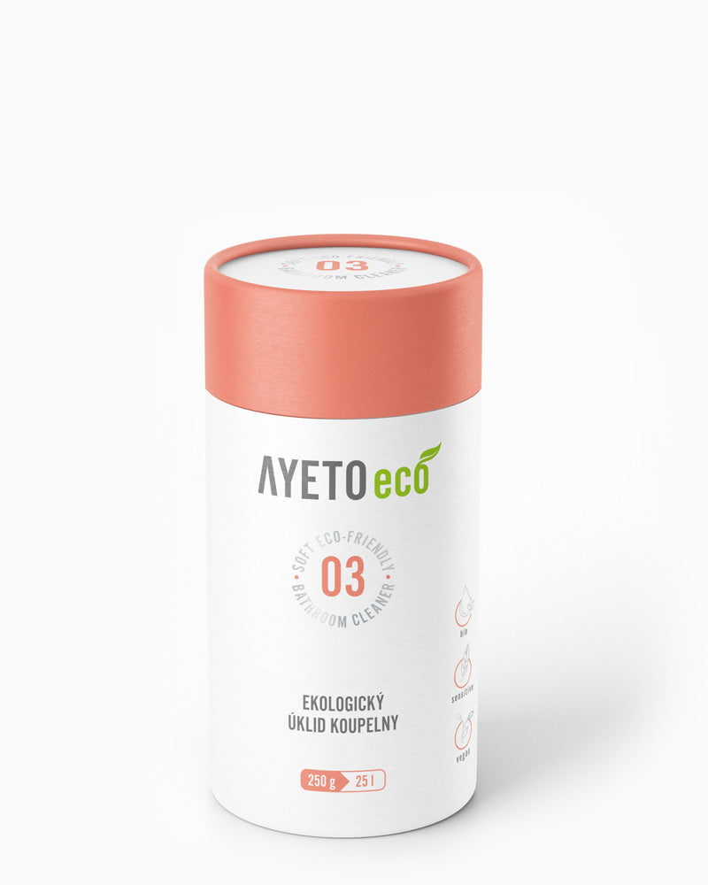 AYETO Eco 03 – Ekologický úklid koupelny, práškový koncentrát